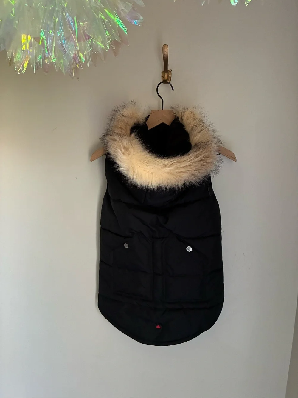 Pajar Pup Dog Coat with Faux Fur Hood Size XXL